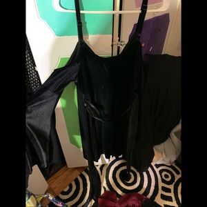 velvet plus size dress